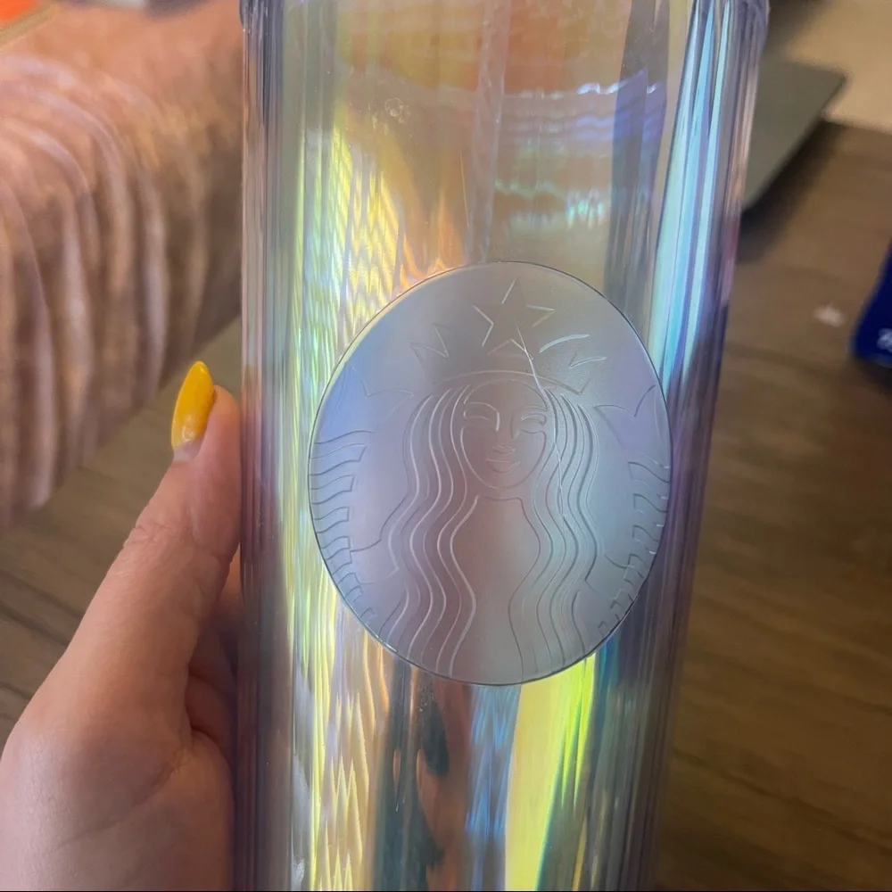 Starbucks Kaleidoscope Clear Venti‎ Unicorn Rainbow Tumbler